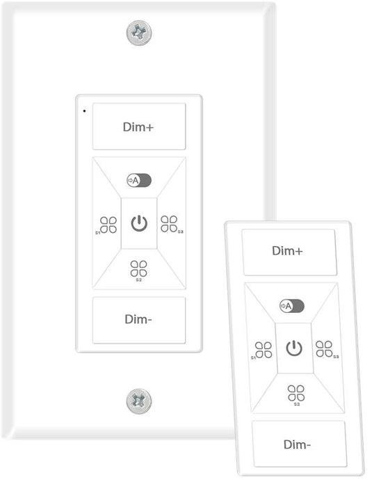 DC Powered Wireless Wall Switch (LiteLinQ) (06507)