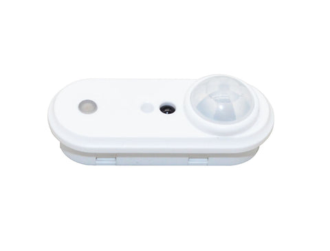 DC Powered BLE PIR Occ Control w DH White 12ft for PQSR Fixtures (Silvair) (06293)