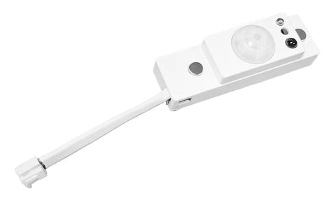DC Powered BLE PIR Occ Control w DH White 12ft for QSR Fixtures (Silvair) (06294)