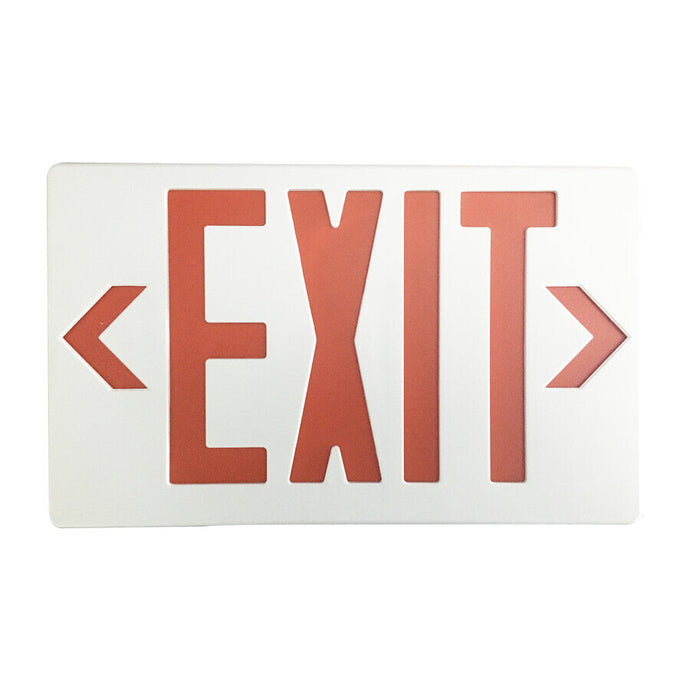 EXIT SIGN WITH BATTERY BACKUP 90 MIN, RED
