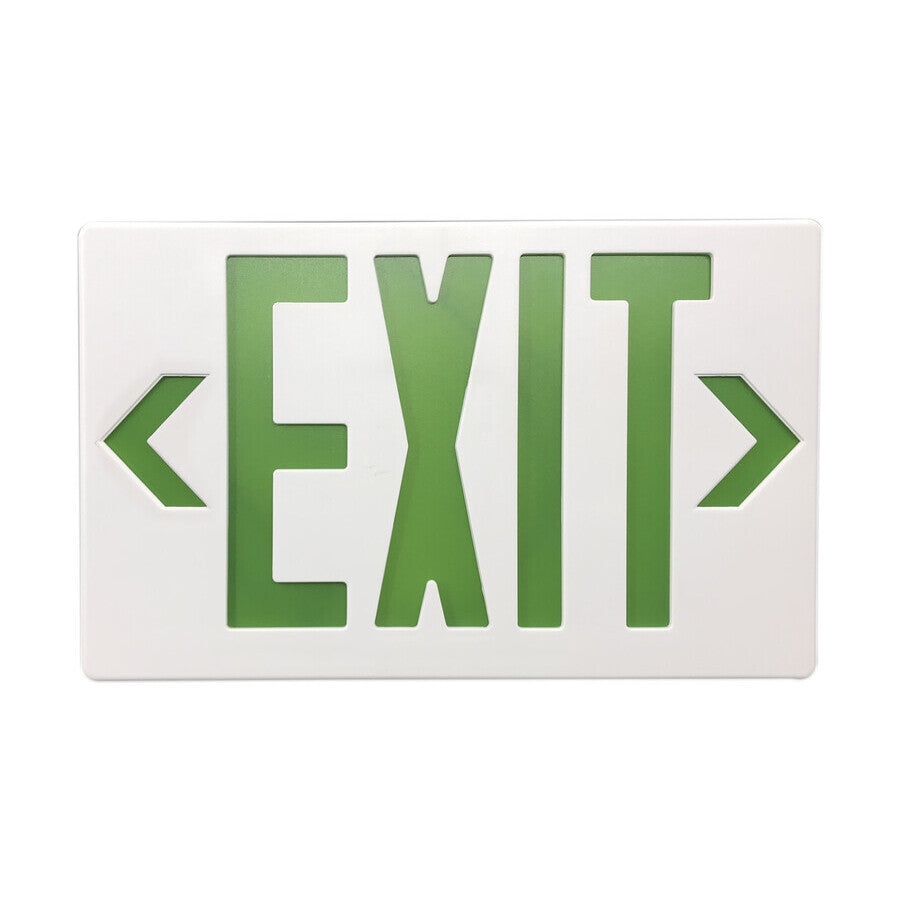 EXIT SIGN WITH BATTERY BACKUP 90 MIN, GREEN – Maverick LED