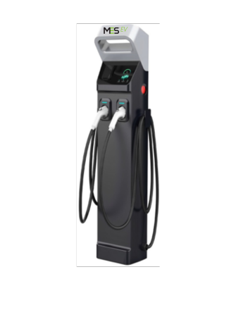 AC EV Charger Ground Mounted (TS Series) 48Ax2 & 80Ax2 Dual Gun