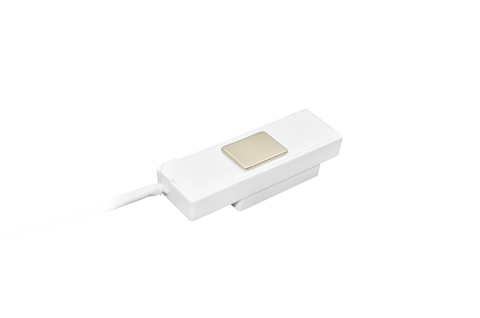 DC Powered BLE PIR Occ Control w DH White 12ft for QSR Fixtures (Silvair) (06294)